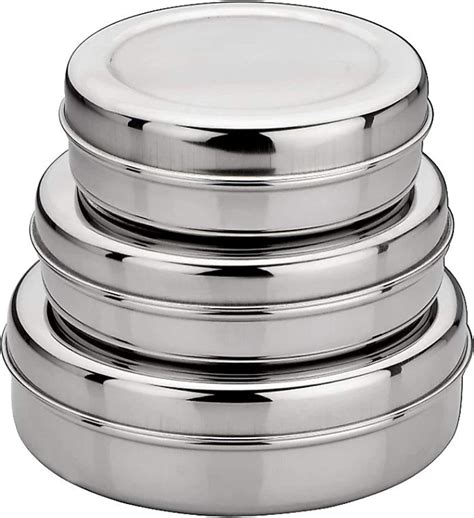 Radhna Designer Solimo Stainless Steel Puri/Roti box